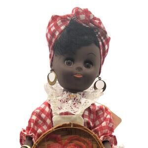 Original Gambina Doll named Antionette Seafood Lady. Hand Made New Orleans, LA
